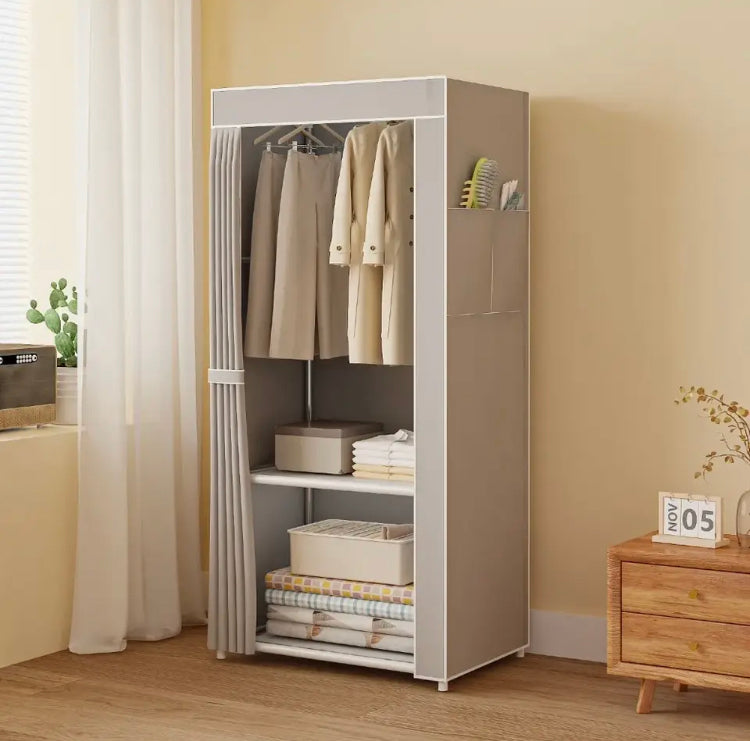 Dustproof Wardrobe, Bedroom Storage Cabinet, Wardrobe Hanging Shelf Dustproof Wardrobe, Bedroom Storage Cabinet, Wardrobe Hanging Shelf
